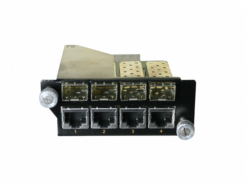LevelOne 4-Port Gigabit SFP Combo Module for IES-2892 Slot 4