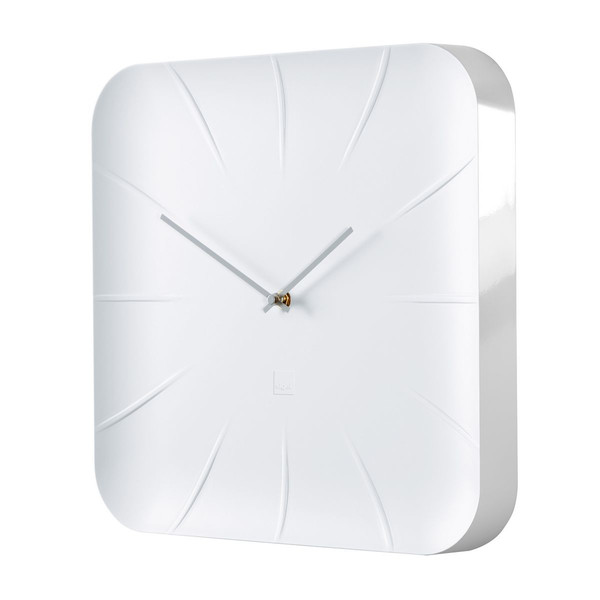 Sigel Inu Quartz wall clock Quadratisch Grau, Weiß