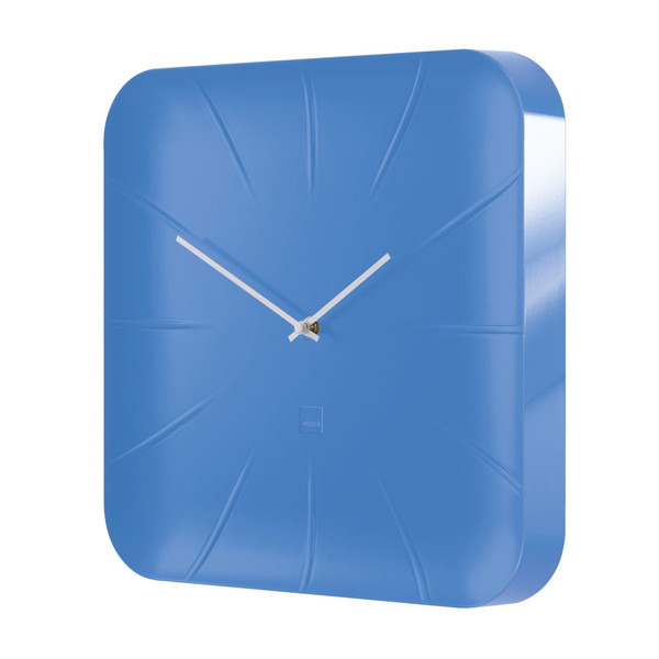Sigel Inu Quartz wall clock Square White,Blue