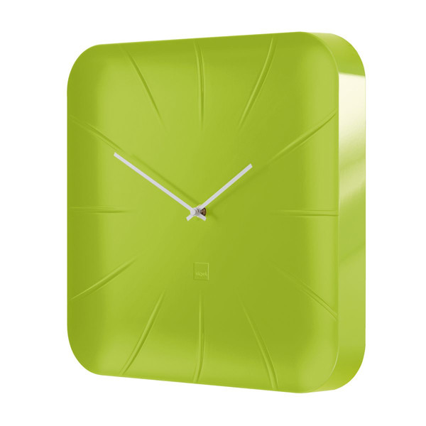 Sigel Inu Quartz wall clock Square Green,White