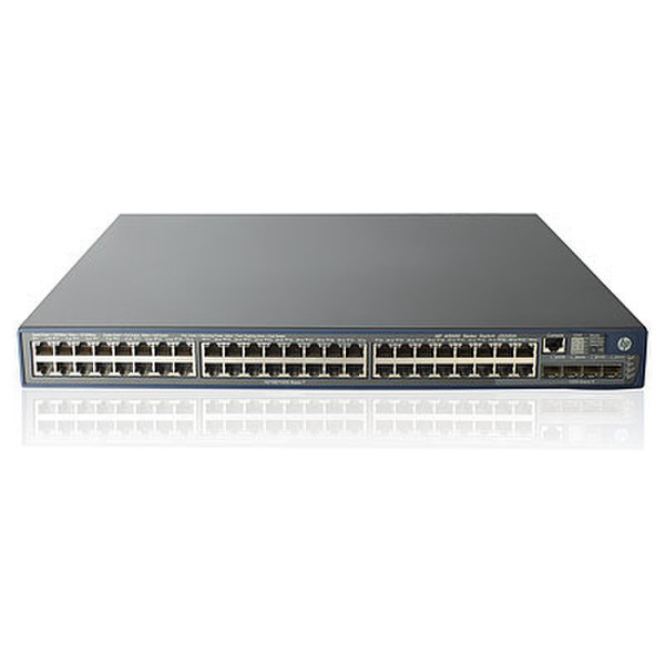 HP 5500-48G-PoE+ EI Управляемый L3 Gigabit Ethernet (10/100/1000) Power over Ethernet (PoE) 1U Черный