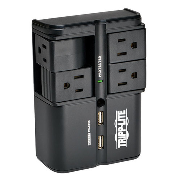 Tripp Lite SK40RUSBB 4AC outlet(s) 120V Black surge protector