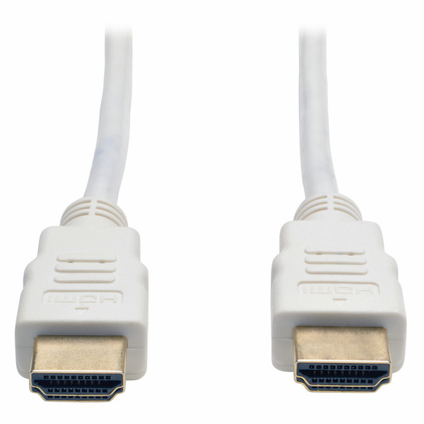 Tripp Lite High Speed HDMI Cable, Digital Video with Audio (M/M), White, 6-ft.