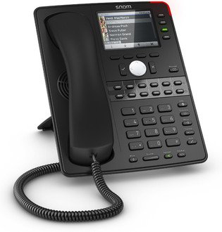 Snom D765 Kabelgebundenes Mobilteil TFT Schwarz IP-Telefon