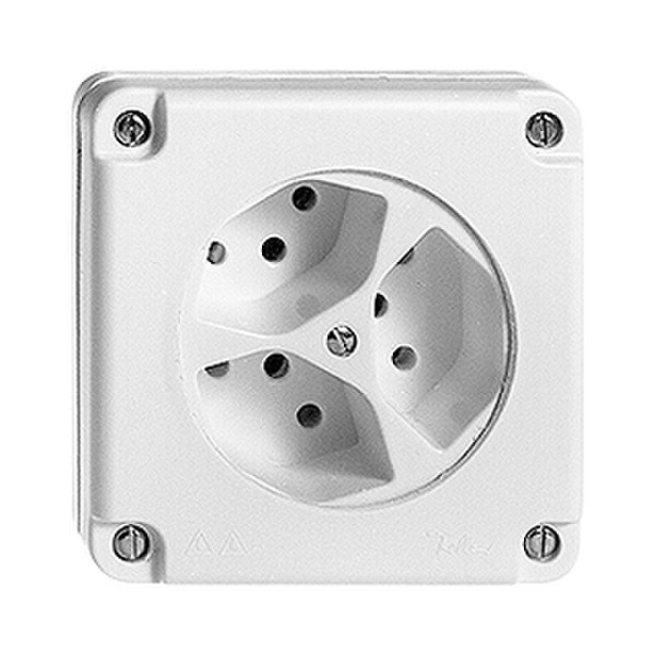 Feller 87303.NUPU.61 White socket-outlet