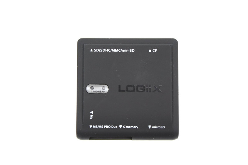 Logiix 10166 USB Черный устройство для чтения карт флэш-памяти