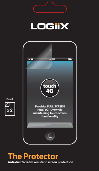 Logiix LGX-10232 klar iPod Touch 4G 2Stück(e) Bildschirmschutzfolie