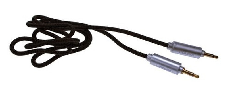 Logiix 10211 3.5mm 3.5mm Черный, Cеребряный аудио кабель