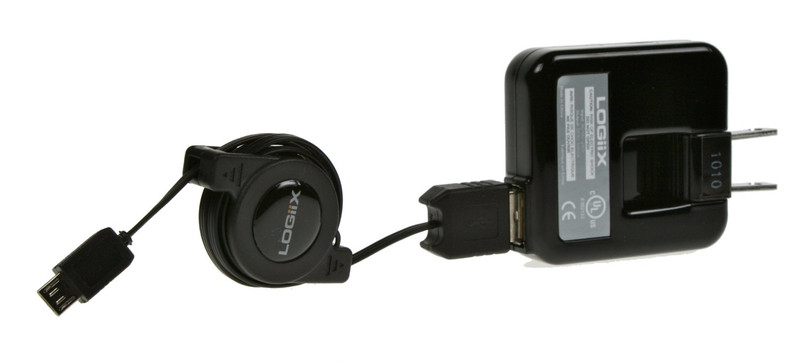 Logiix 10250 Indoor Black mobile device charger