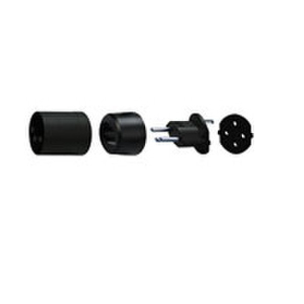 Steffen 14S9563 N Black power plug adapter