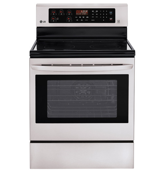 LG LRE6383ST Freestanding Black,Stainless steel cooker