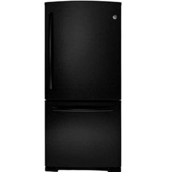 GE GBR20DTERB Отдельностоящий 399л 173л Не указано Черный холодильник с морозильной камерой