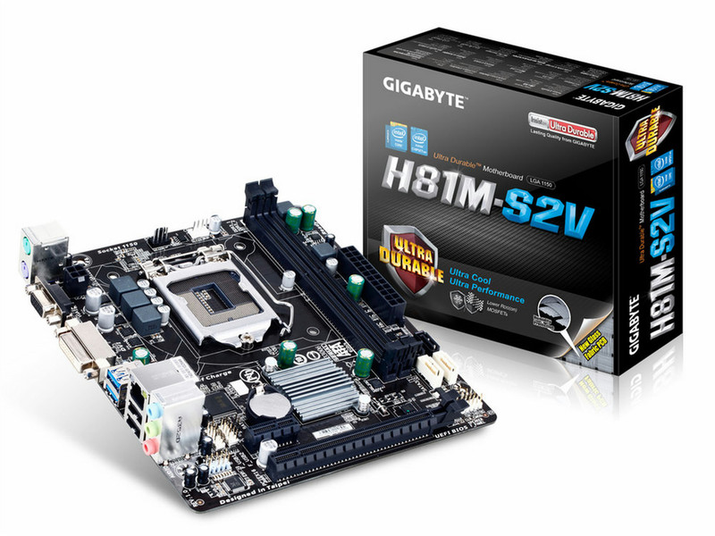 Gigabyte GA-H81M-S2V Intel H81 Socket H3 (LGA 1150) Микро ATX материнская плата
