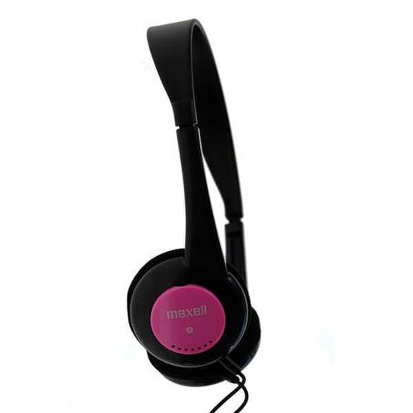 Maxell Kids Intraaural Head-band Black,Pink
