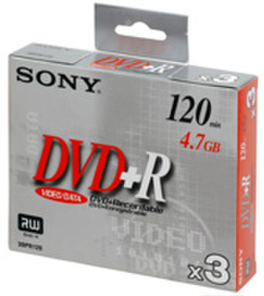 Sony 3DPR120 4.7GB blank DVD