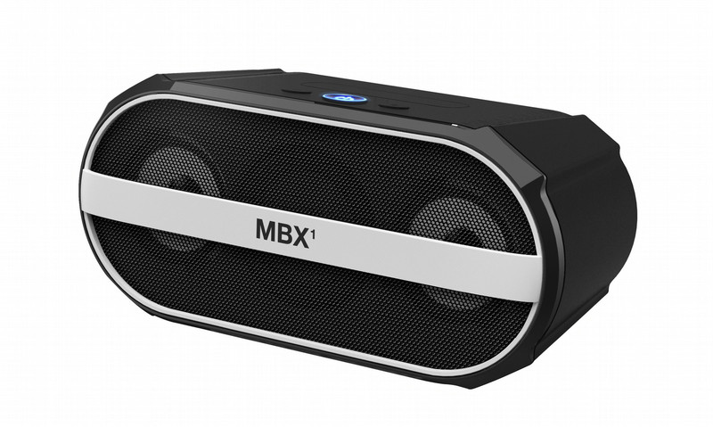 Bigben Interactive BT02NBC Stereo 3W Schwarz, Weiß Tragbarer Lautsprecher