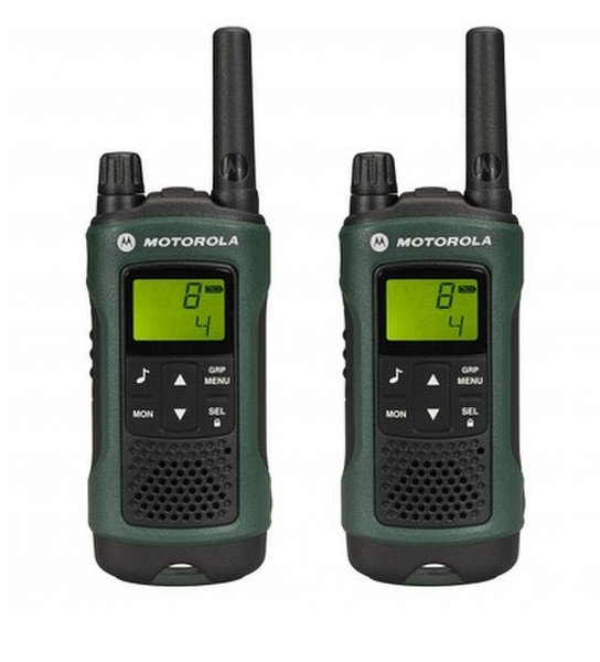 Motorola TLKR T81 8канала 12500МГц Черный, Зеленый рация