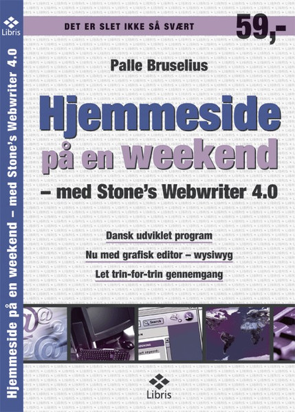 Libris Hjemmeside på en weekend - med Stone´s WebWriter 4 80pages software manual