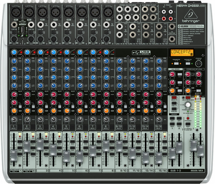 Behringer QX2222USB DJ mixer