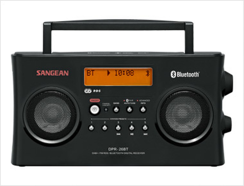 Sangean DPR-26BT Portable Digital Black radio