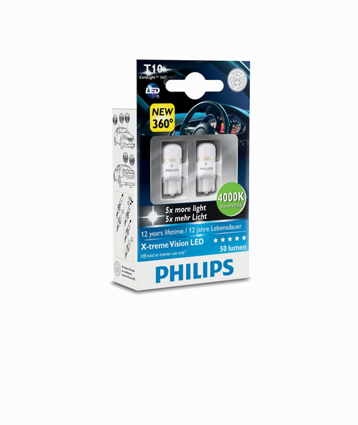 Philips X-tremeVision LED лампа для салона автомобиля 127994000KX2