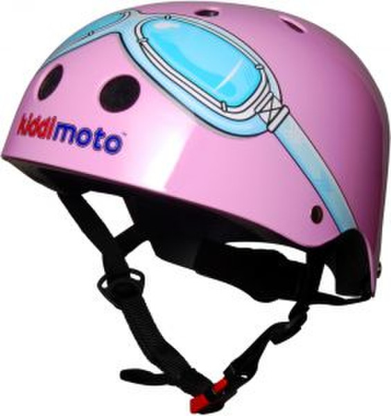 Kiddimoto Goggle Women ABS synthetics Pink safety helmet
