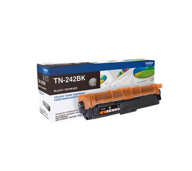 Brother TN-242BK Тонер 2500страниц Черный тонер и картридж для лазерного принтера