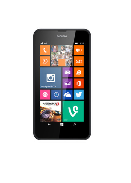 Nokia Lumia 635 4G 8ГБ Черный