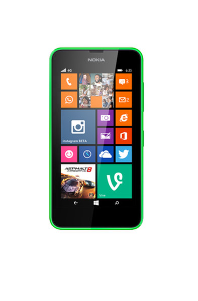 Nokia Lumia 635 4G 8ГБ Зеленый