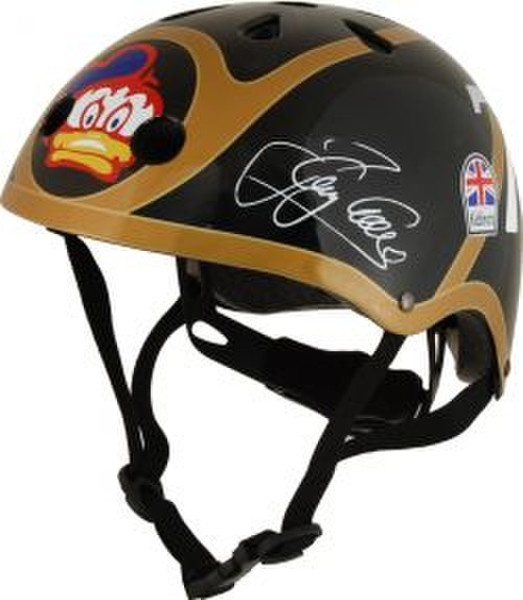 Kiddimoto Barry Sheene Men ABS synthetics Black,Brown safety helmet