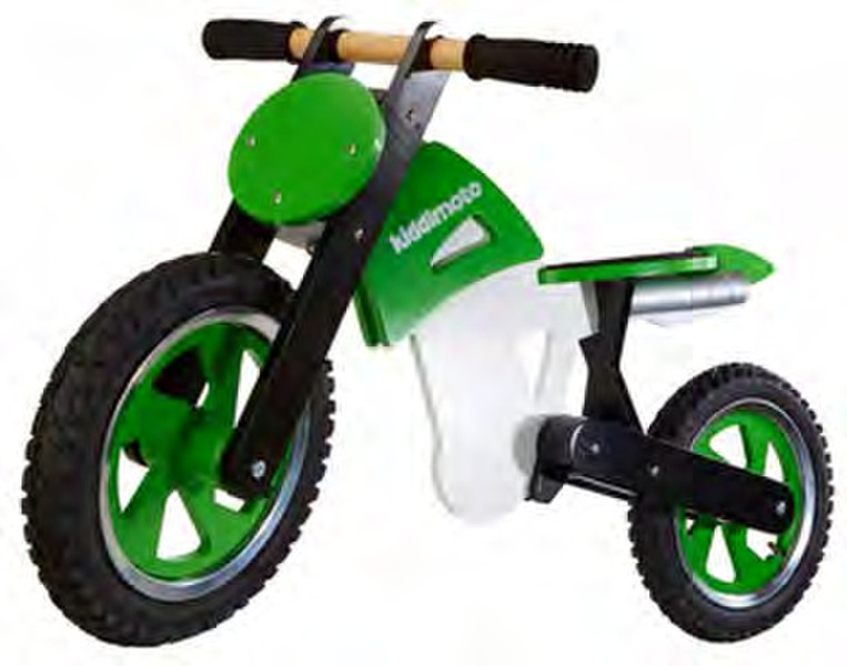 Kiddimoto Scrambler Push Мотоцикл Зеленый, Белый