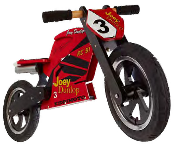 Kiddimoto Hero Joey Dunlop TT Push Мотоцикл Красный