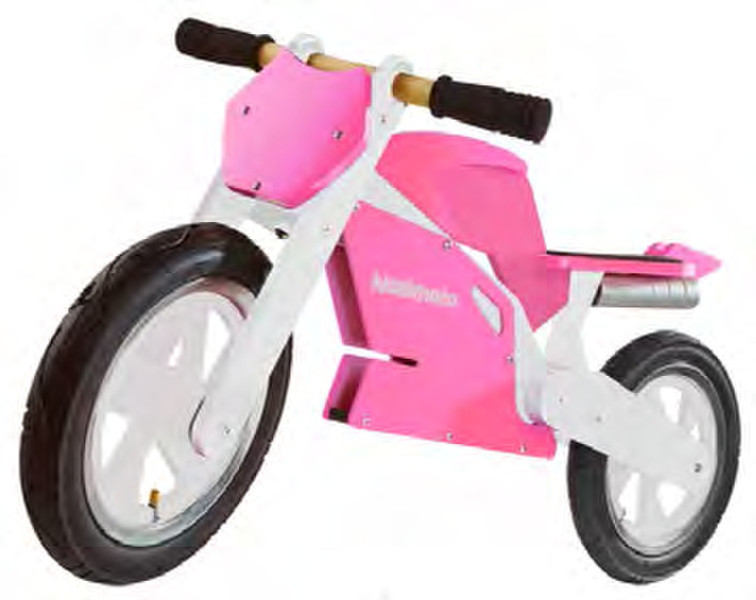 Kiddimoto Superbike Push Мотоцикл Розовый, Белый