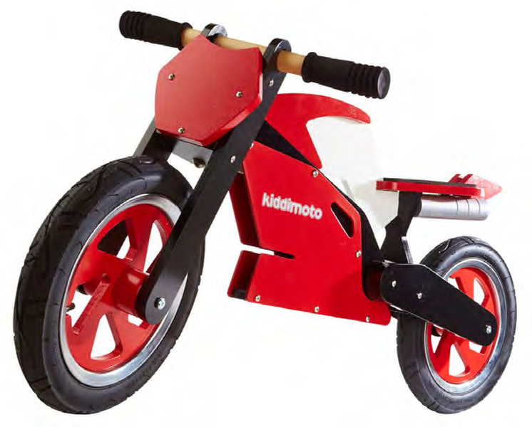 Kiddimoto Superbike Push Мотоцикл Красный, Белый