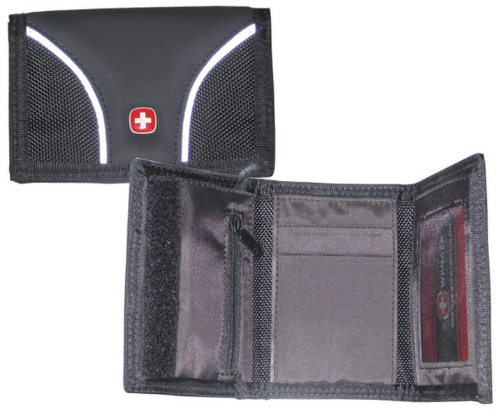 Wenger/SwissGear SA18822210 Unisex Polyamide,Polyurethane Black wallet