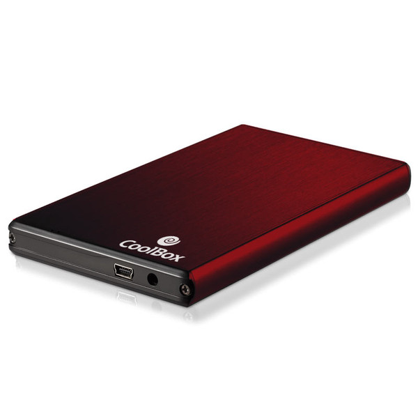 CoolBox Slimchase 2520 HDD / SSD-Gehäuse 2.5Zoll USB Rot