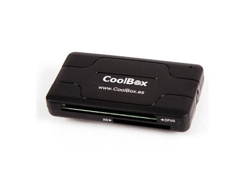 CoolBox CRE 050 USB 2.0 Черный устройство для чтения карт флэш-памяти