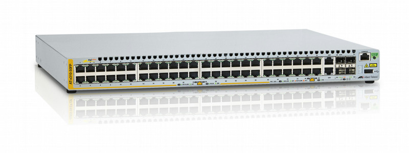 Allied Telesis AT-x310-50FP-50 Gigabit Ethernet (10/100/1000) Power over Ethernet (PoE) 1U Серый