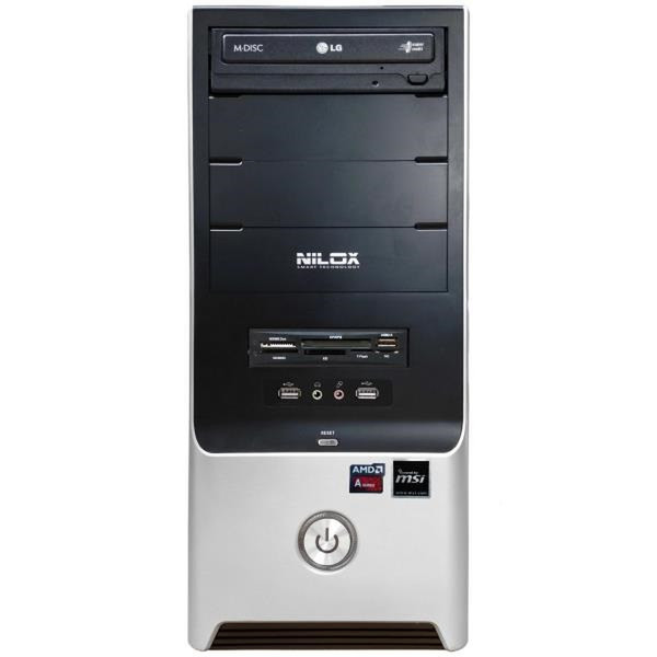 Nilox NLX-BB-AMD PC/Workstation Barebone Gehäuse