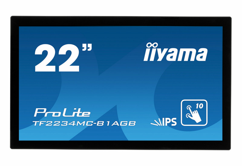 iiyama ProLite TF2234MC-B1AGB 21.5Zoll 1920 x 1080Pixel Multi-touch Multi-Nutzer Schwarz Touchscreen-Monitor