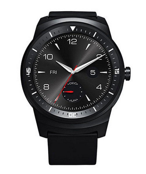 LG G Watch R 1.3Zoll P-OLED 62g Schwarz Smartwatch