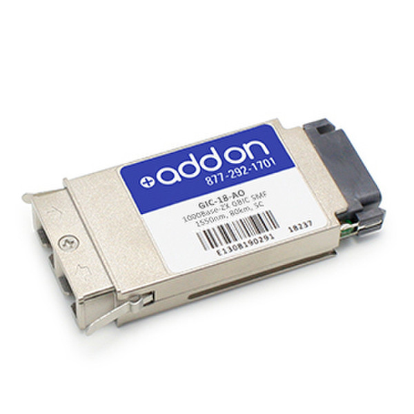 Add-On Computer Peripherals (ACP) GIC-18-AO 1000Mbit/s GBIC 1550nm Single-mode network transceiver module