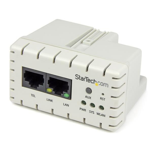 StarTech.com In-Wall 300 Mbps 2T2R Wireless-N Access Point - 2.4GHz 802.11b/g/n PoE-Powered WiFi AP