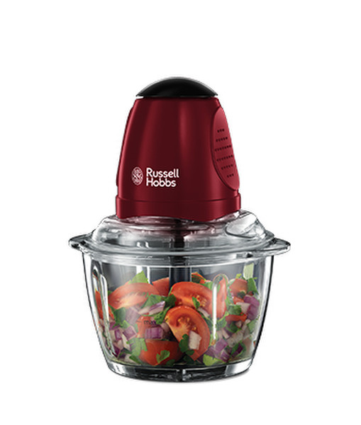 Russell Hobbs Desire 0.5L 380W Black,Red,Transparent electric food chopper