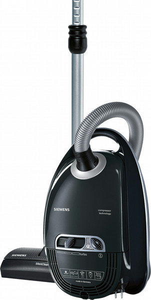 Siemens VS08G750 Cylinder vacuum cleaner 6L 750W B Black vacuum