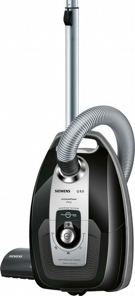Siemens VSQ8POWER1 Cylinder vacuum cleaner 5L 950W B Black vacuum