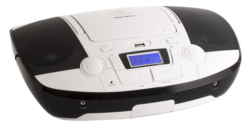 Bigben Interactive CD53BC Portable CD player Schwarz, Weiß