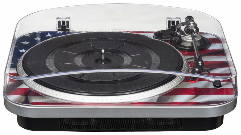 Bigben Interactive TD120USA Black,Blue,Red,White audio turntable