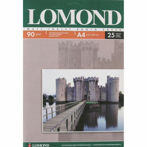 Lomond 0102029 A4 (210×297 mm) Matte White inkjet paper