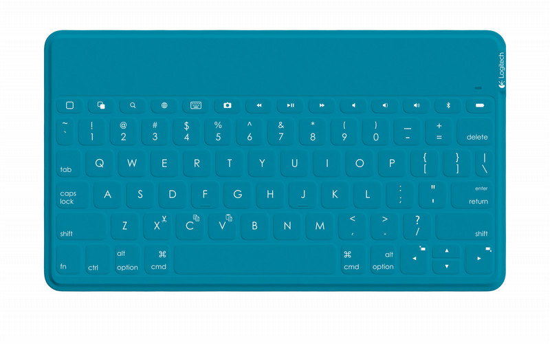 Logitech Keys-To-Go Bluetooth CHE Cyan Tastatur für Mobilgeräte